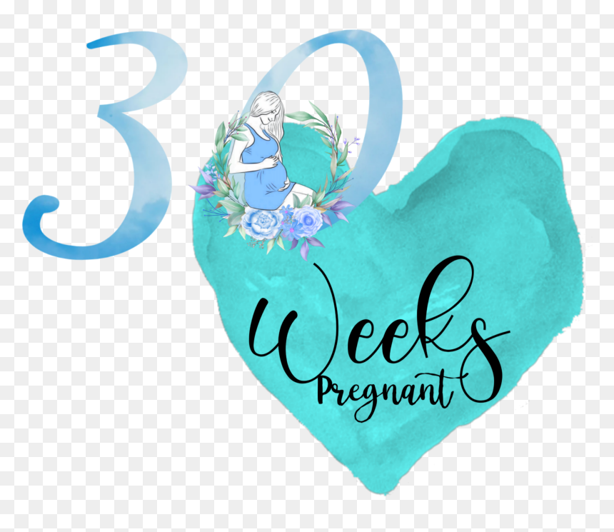 #30 #30weeks #30weekspregnant #freetoedit #remixed - 30 Weeks Pregnant Sticker, HD Png Download - pregnant silhouette png