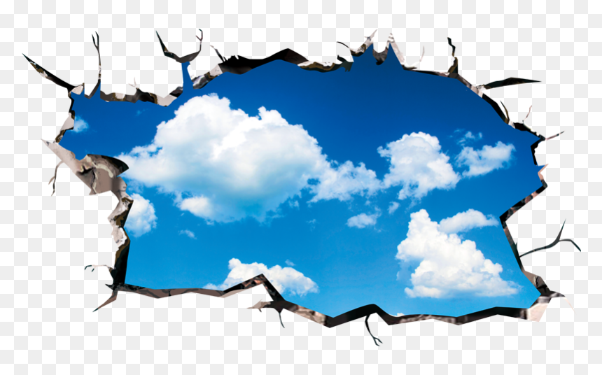 Transparent Window Hole Png, Png Download - wall art png