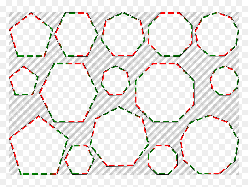 Dashed Multi Polygons For Xmas Png - Art, Transparent Png - xmas png