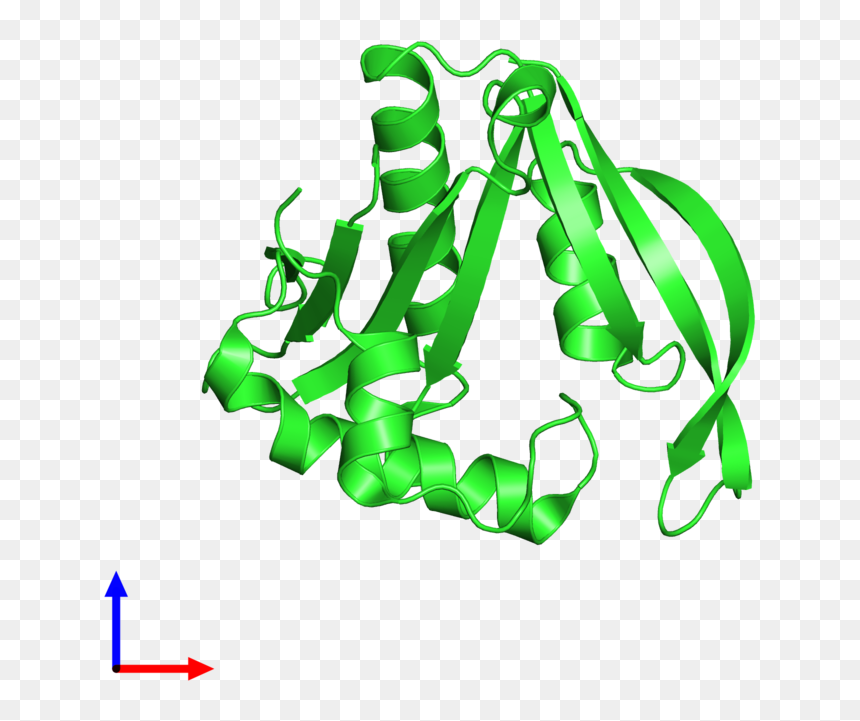 Pdb 4h89 Coloured By Chain And Viewed From The Front - Graphic Design, HD Png Download - ball and chain png