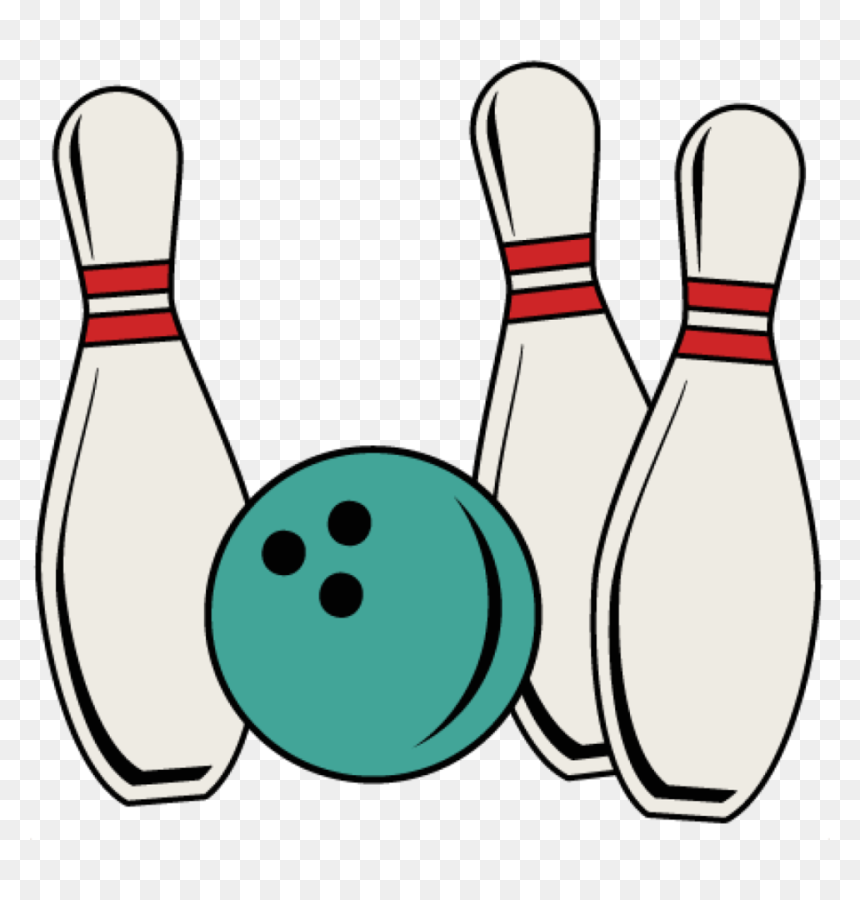 Clip Art Line - Bowling Clipart, HD Png Download - bowling clipart png