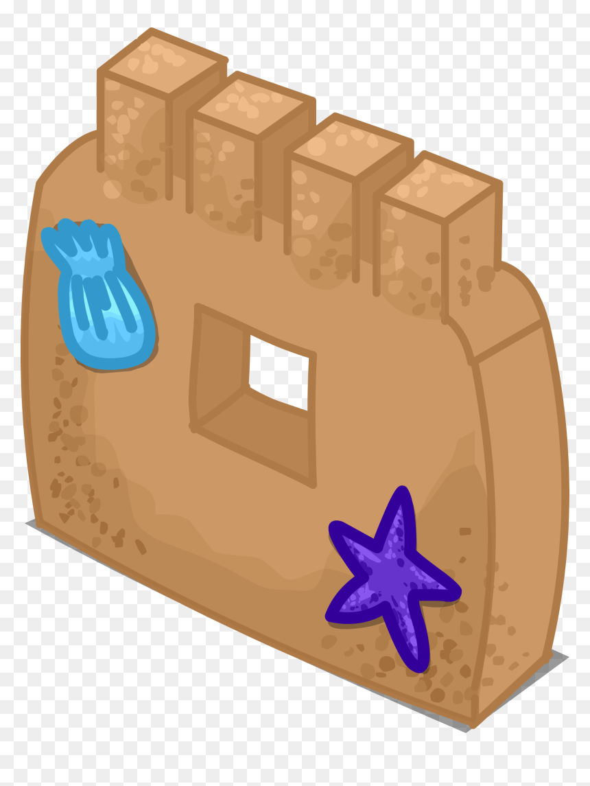 Sand Castle Wall Sprite - Portable Network Graphics, HD Png Download - castle wall png