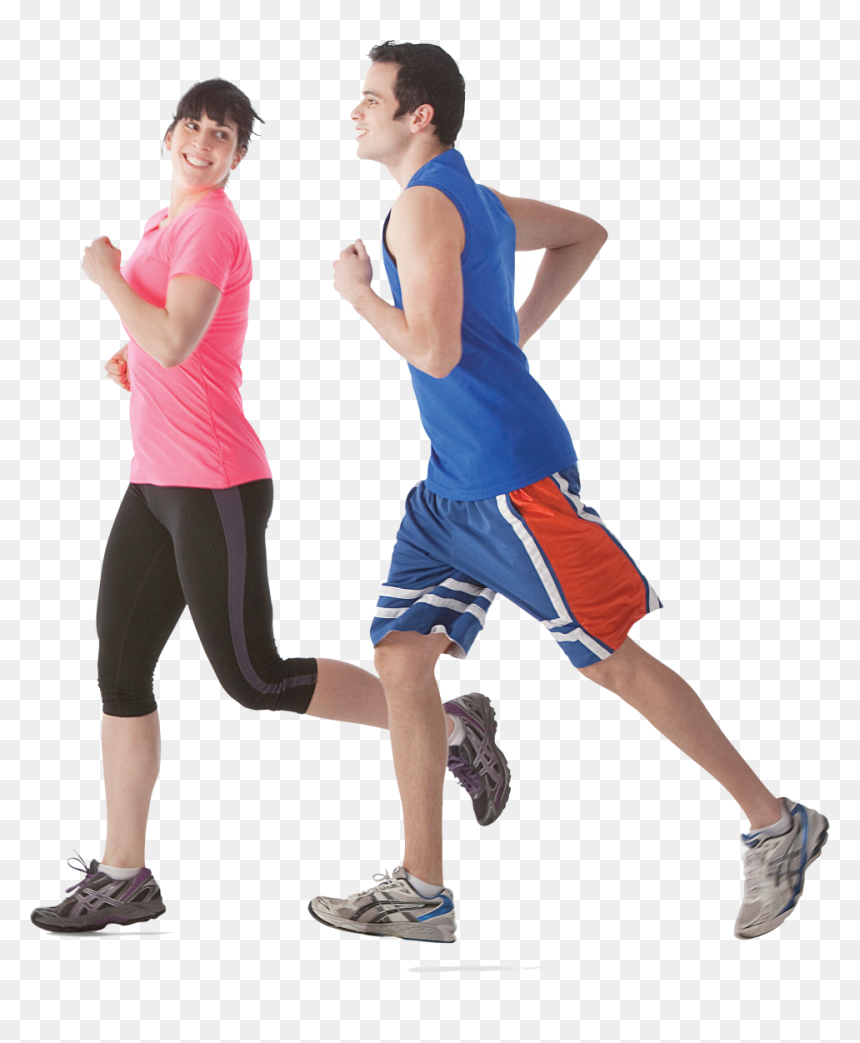 Running Man And Women Png Image - Transparent People Running Png, Png Download - man running png