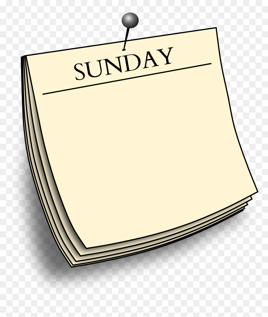 Sunday Clip Arts - Sunday Clipart, HD Png Download - sunday png