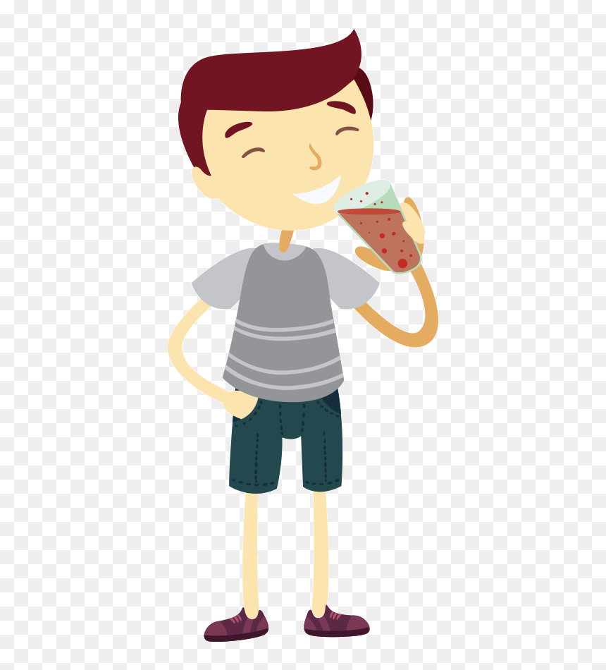 Boy Drinking Png Download - Drink Water Clipart Png, Transparent Png - drinking png