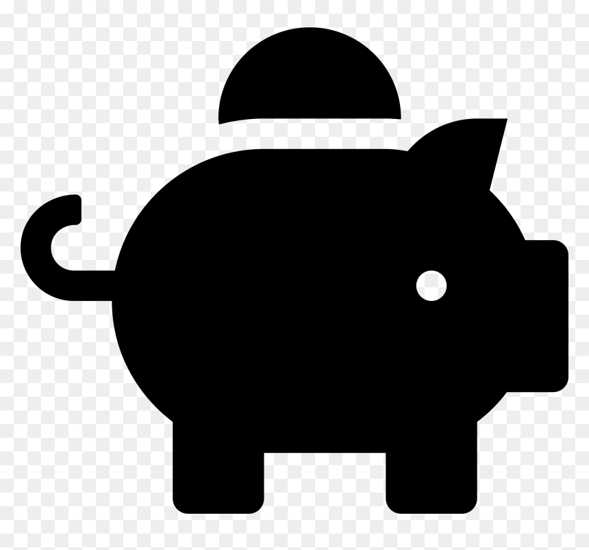 Piggy Bank Icon Png , Png Download - Ballroom Dance Couple Silhouette, Transparent Png - bank icon png