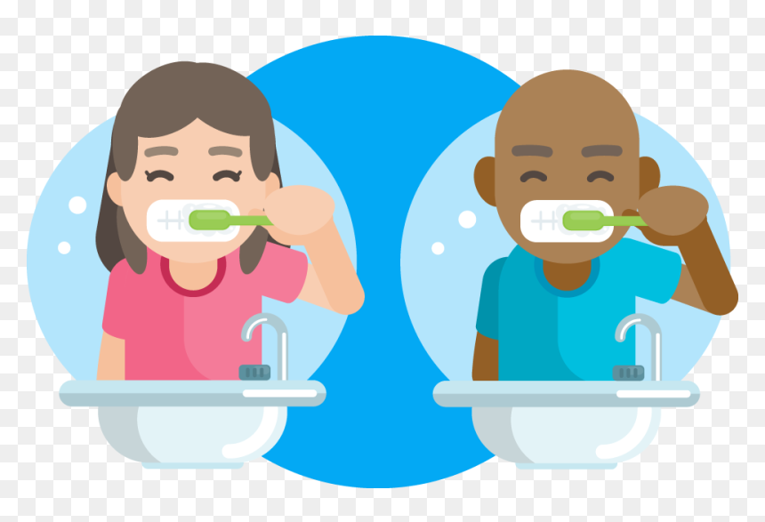 Brushing Teeth Illustration, HD Png Download - imagem png