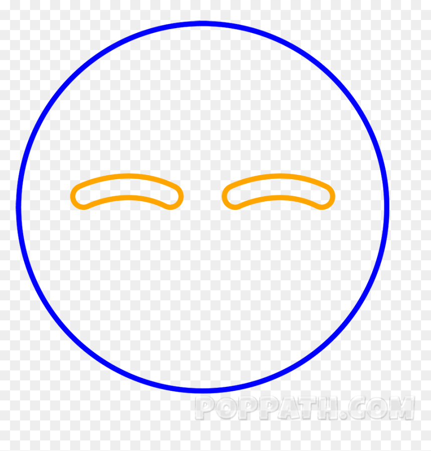 Next Draw Two Bananas Like Shapes For The Eyes - Available, HD Png Download - joy emoji png