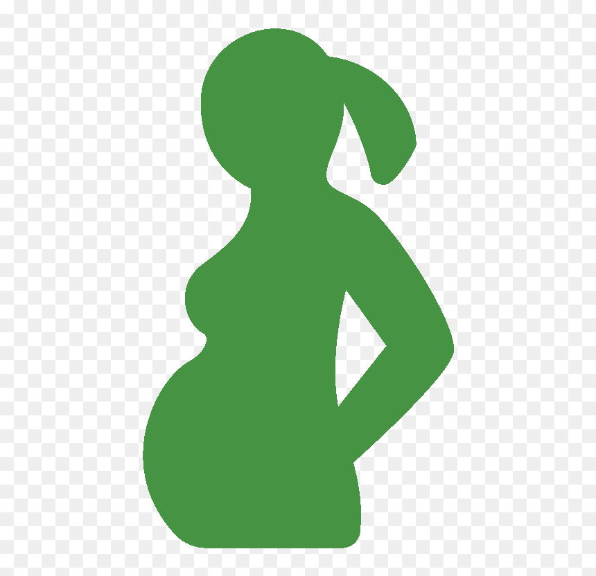 Pregnant Mom, HD Png Download - pregnant silhouette png