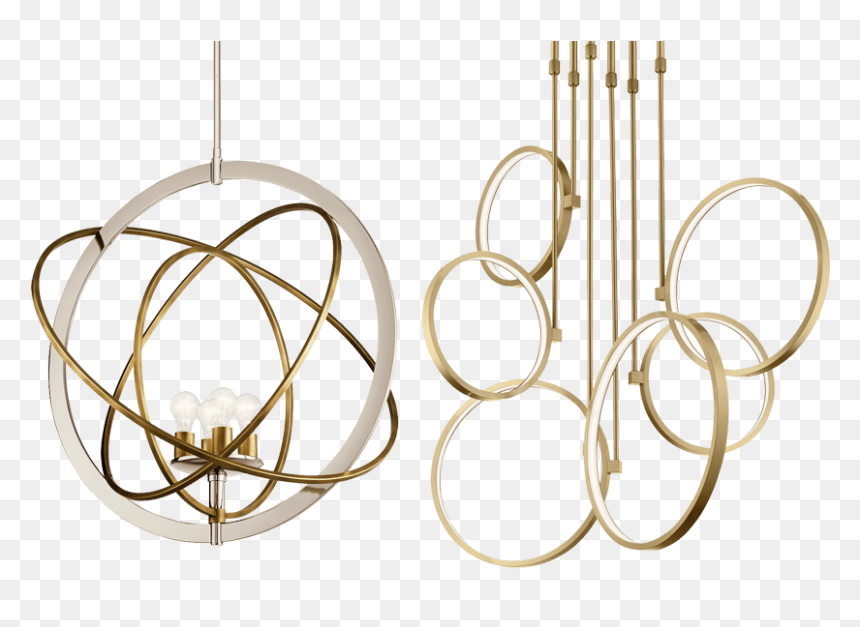Shop Decorative Lighting - Chandelier, HD Png Download - hanging lights png