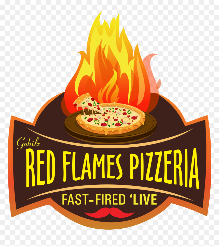 Red Flame Pizzeria Varachha Surat, HD Png Download - red flames png