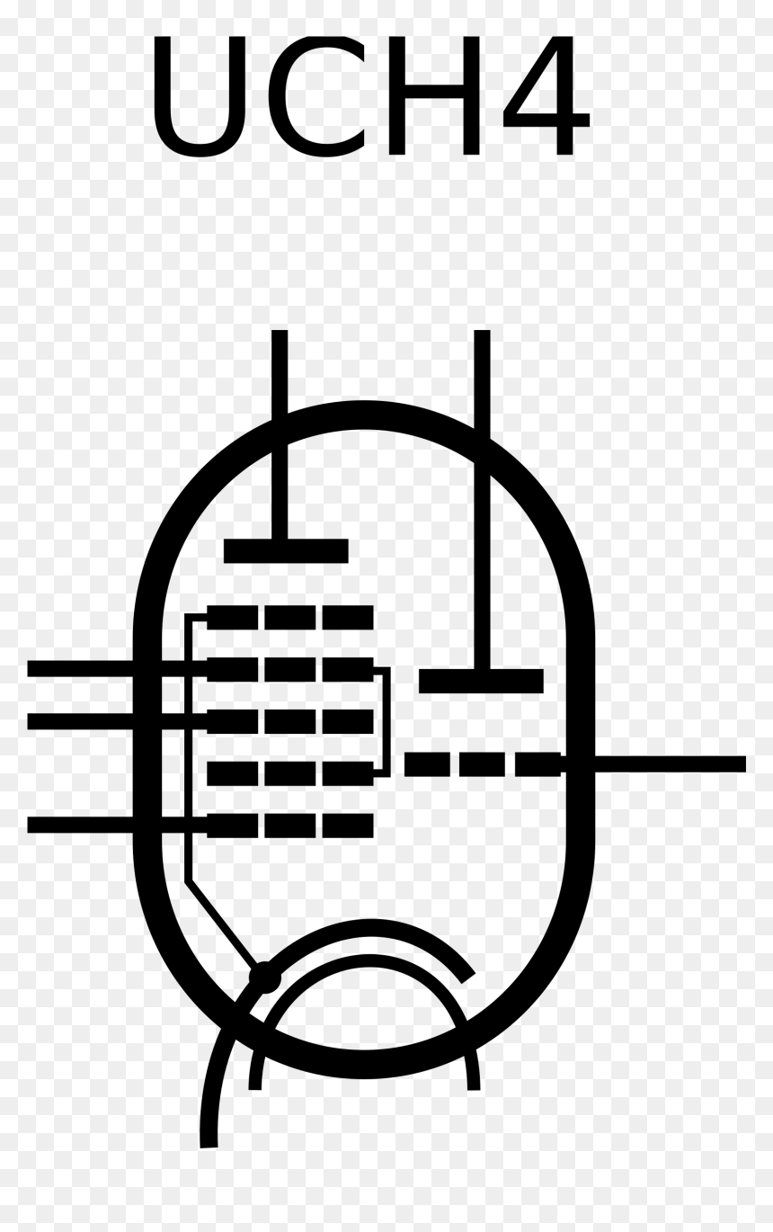 Radio Tube Uch4 Clip Arts - Radio Tube Svg, HD Png Download - radio icon png