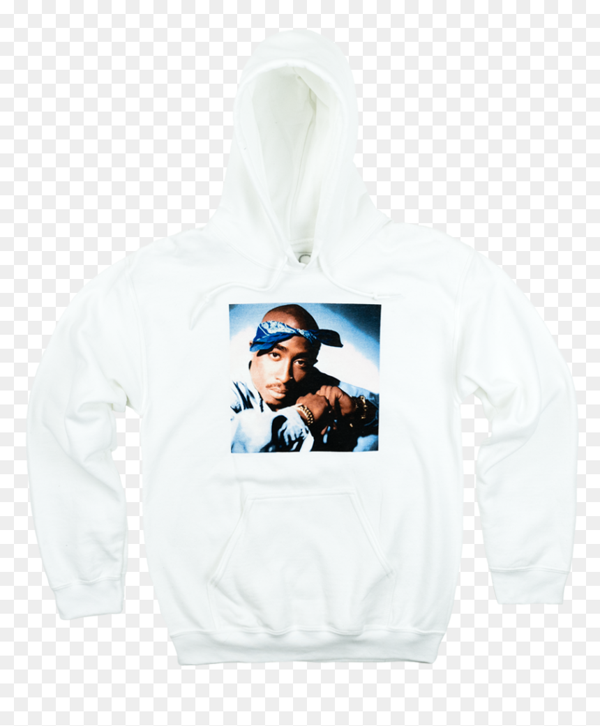 White Hoodie With Picture On Front, HD Png Download - white hoodie png