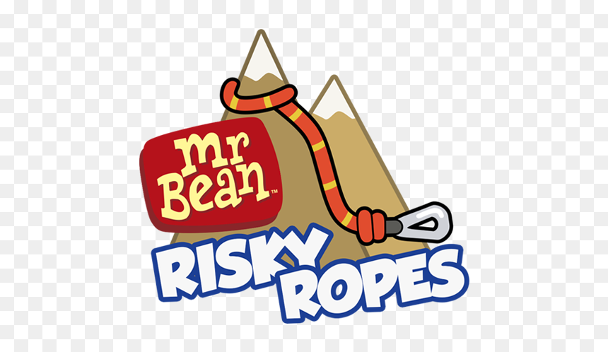 Mr Bean Risky Ropes Logo - Logo Mr Bean Png, Transparent Png - mr bean png