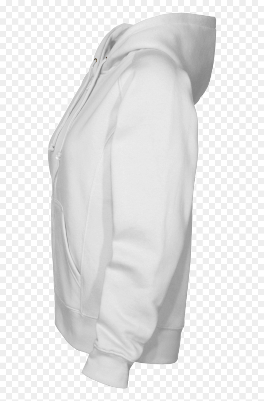 Larger Imagemove Mouse Over The Image To Magnify - White Hoodie Side Png, Transparent Png - white hoodie png