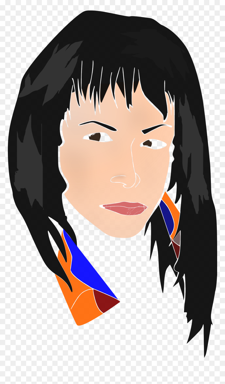 Woman"s Face Clip Arts - Rostros Mujer Clip Art, HD Png Download - mujer png