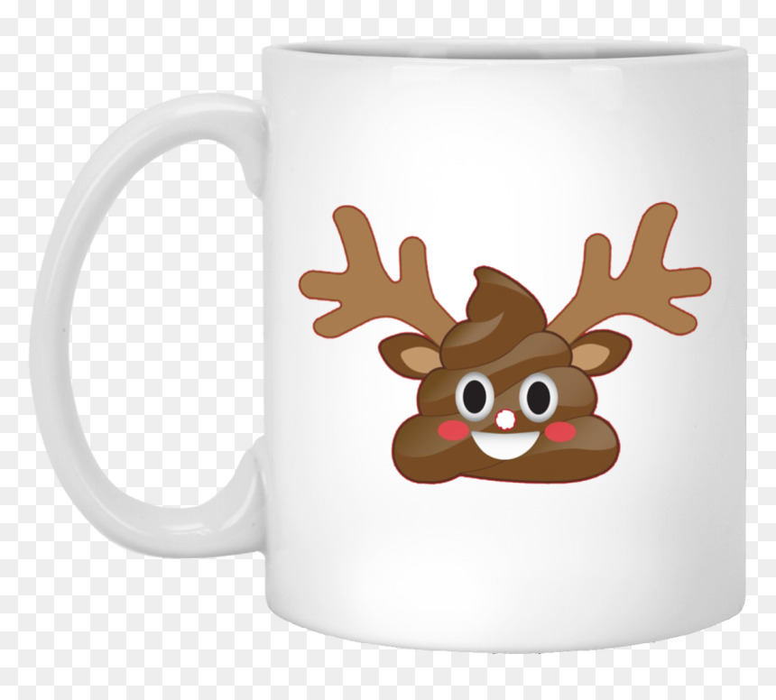 Funny Christmas Emoji Poop Reindeer - Portable Network Graphics, HD Png Download - christmas emoji png