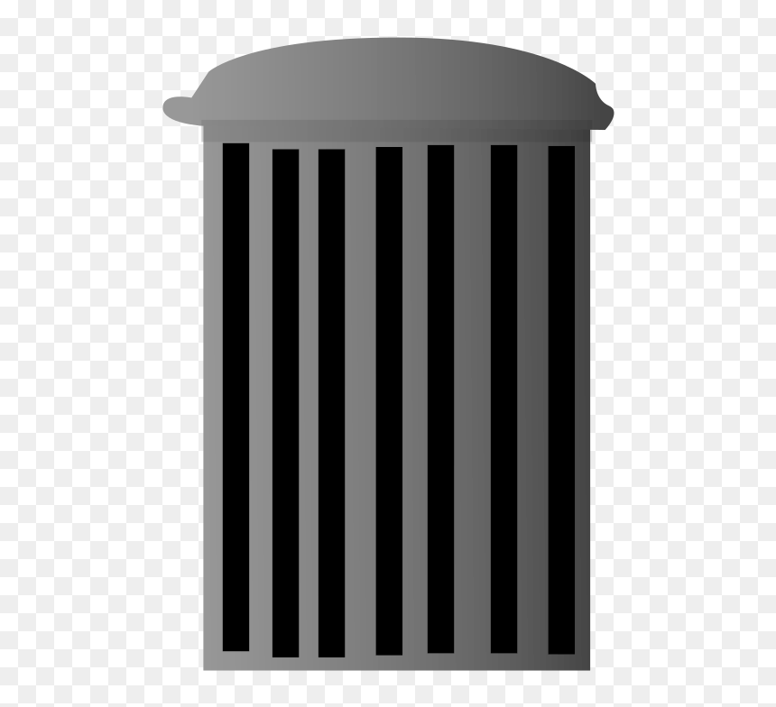 Lata De Lixo - Column, HD Png Download - open trash can png