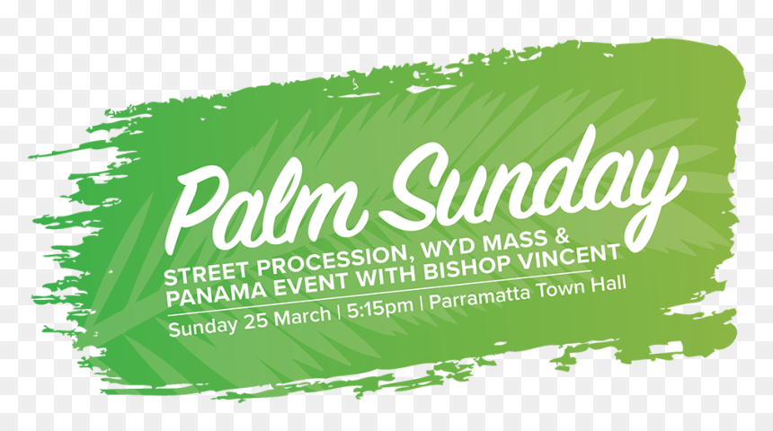 Palm Sunday Png - Graphic Design, Transparent Png - sunday png