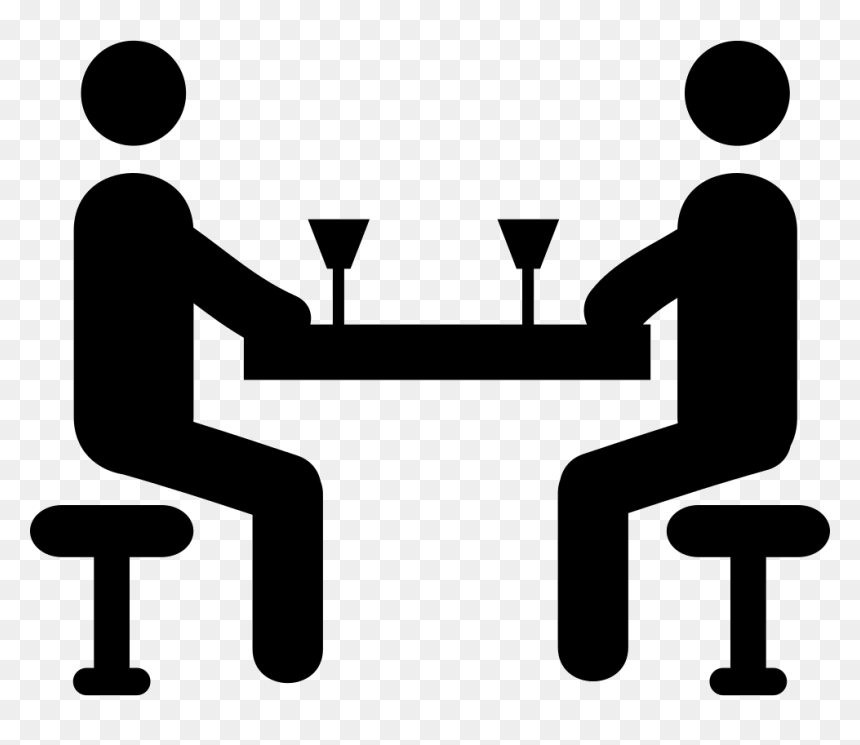 Two Friends Drinking - Friend Drink Icon, HD Png Download - drinking png