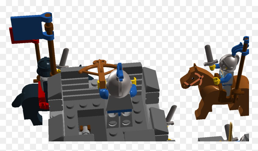 Connectable Castle Wall - Lego, HD Png Download - castle wall png