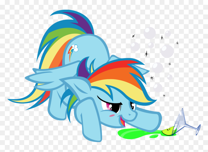 Sirponylancelot, Drink, Drunk, Rainbow Dash, Safe - Mlp Drunk Rainbow Dash, HD Png Download - drunk png