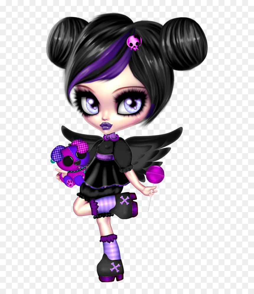 Gothic Fairy Cartoon, HD Png Download - voodoo doll png