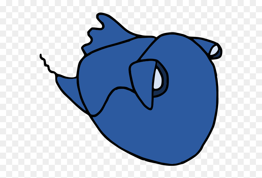 Cartoon Blue Fish, HD Png Download - cartoon fish png