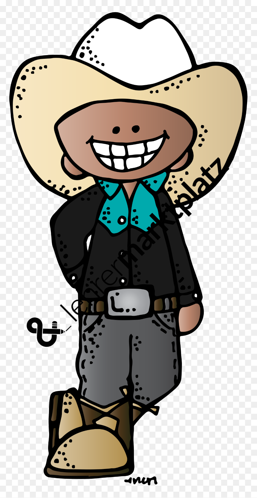 Graphic Freeuse Clip Art Cowboys Und - Melanheadz Clip Art Cowboy, HD Png Download - cowgirl png