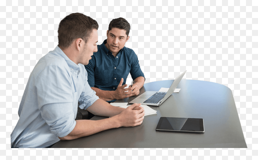 Sitting, HD Png Download - business people sitting png