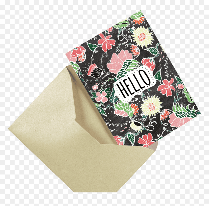Dailyobjects Pastel Preppy Flowers Hello Typography - Construction Paper, HD Png Download - pastel flowers png