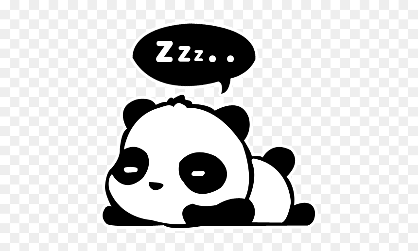 Giant Panda Red Panda Car Drawing Decal - Cute Animal Panda Drawing, HD Png Download - red panda png