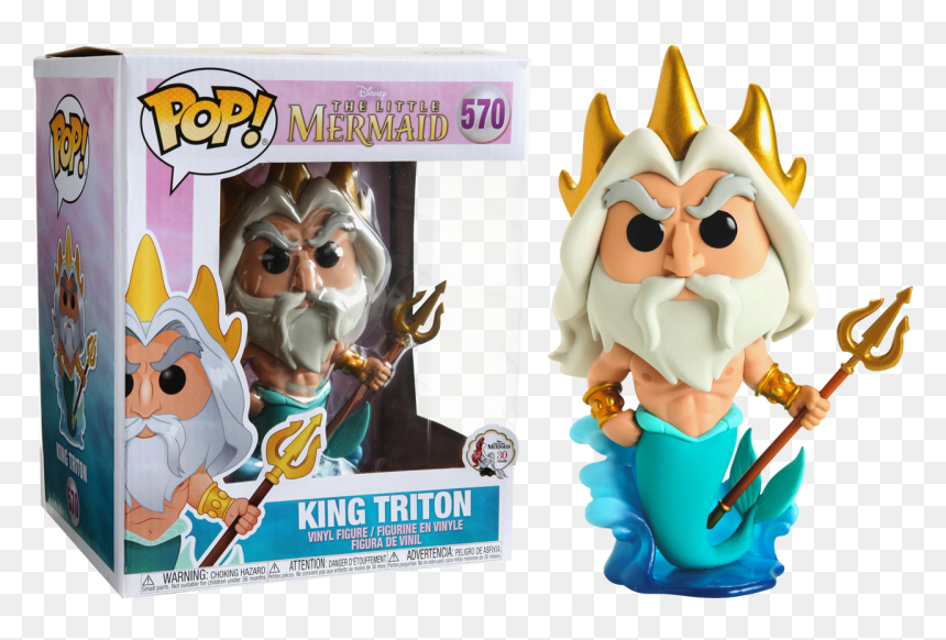 King Triton Pop, HD Png Download - the little mermaid png