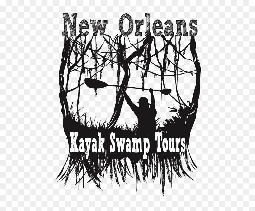 Nola Kayak Swamp Logo - Graphic Design, HD Png Download - swamp png