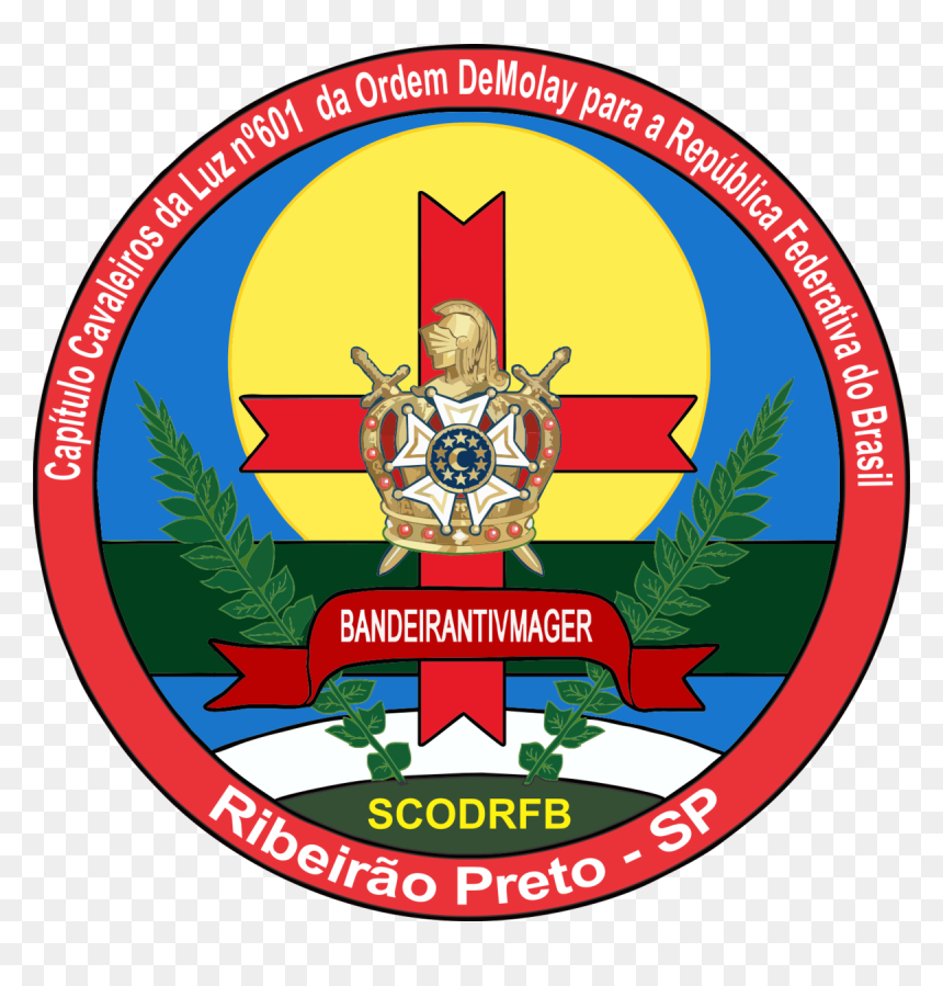 Brasão Capítulo Demolay Cavaleiros Da Luz - Demolay International, HD Png Download - luz png