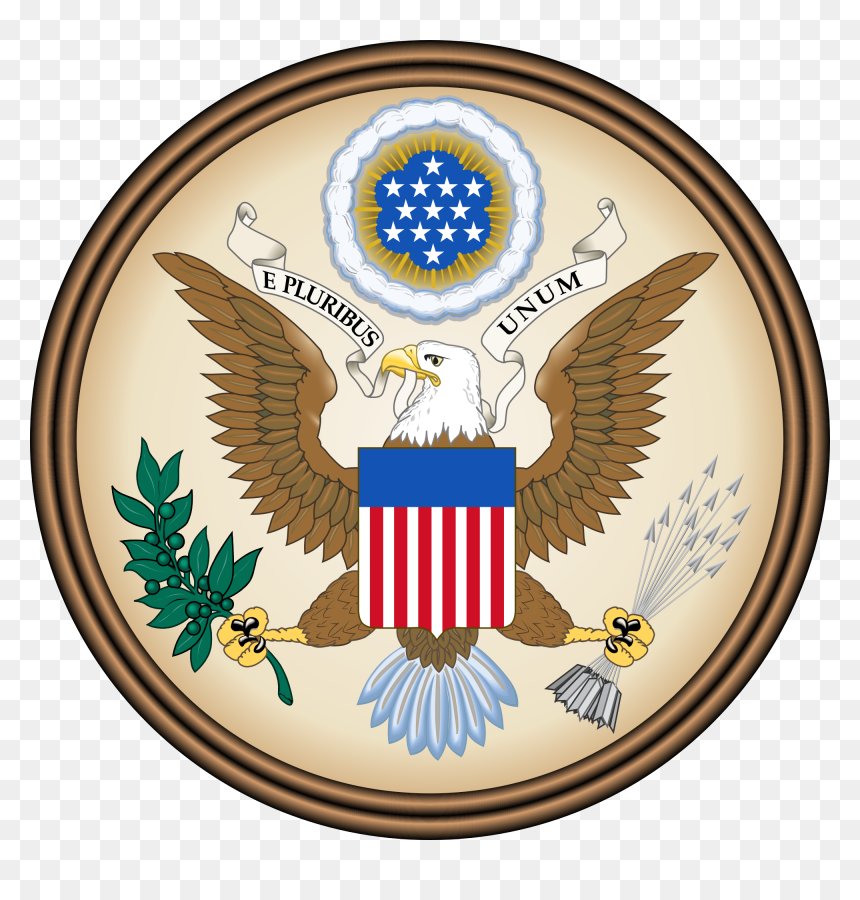 Great Seal Of The United States, HD Png Download - bandera de estados unidos png