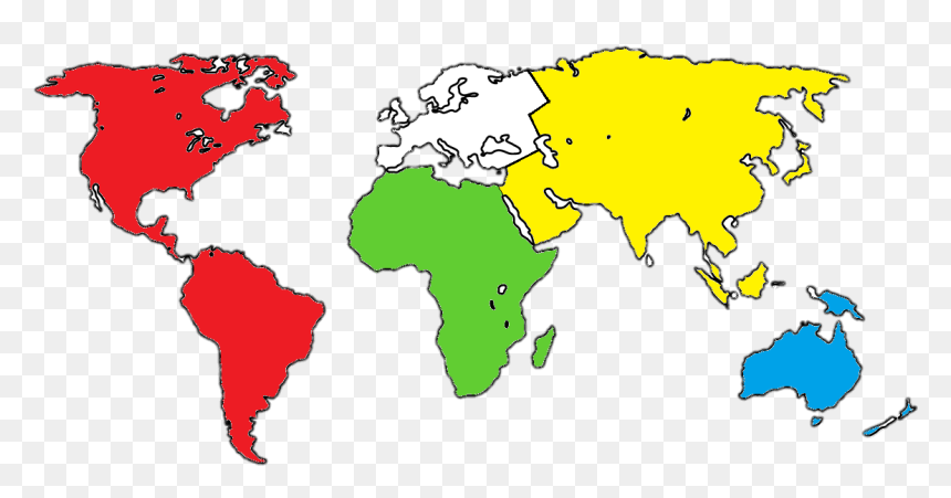 Thumb Image - Black World Map Clipart, HD Png Download - rosario png