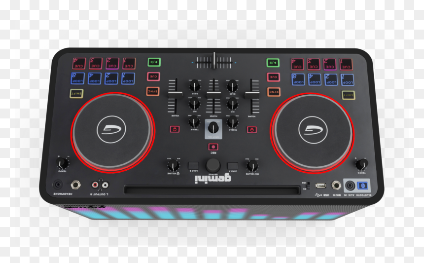 Wireless Speaker With Party Lights - Electronics, HD Png Download - party lights png