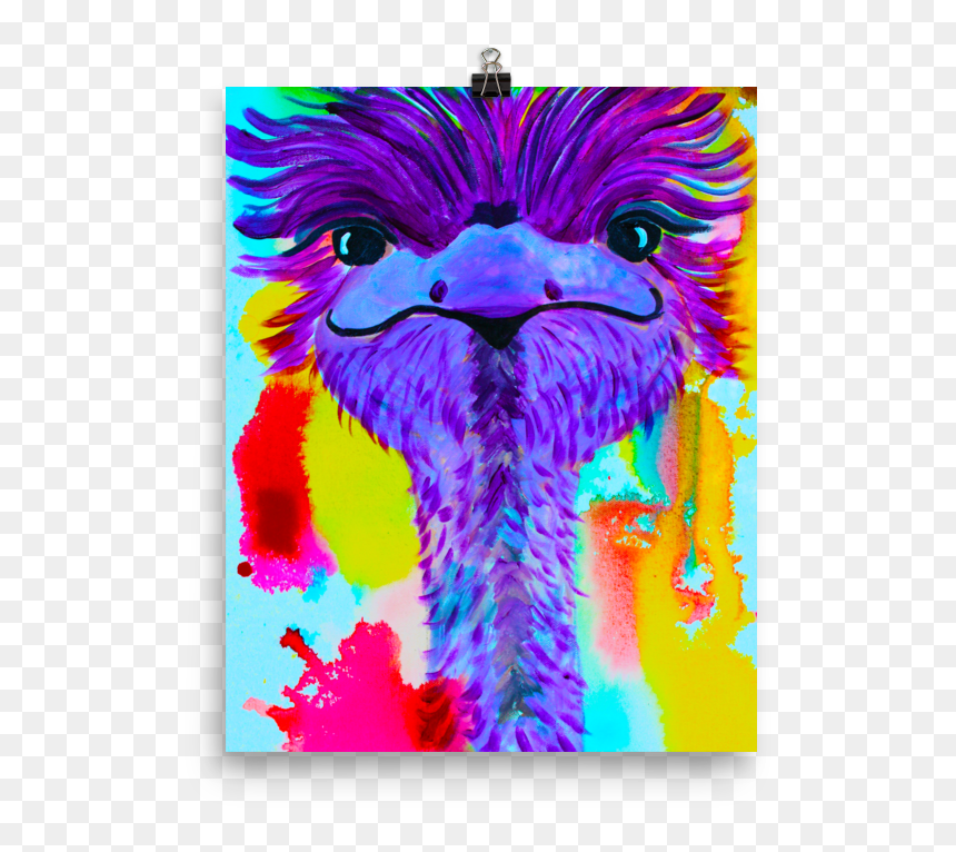 Transparent Ostrich Png - Visual Arts, Png Download - ostrich png