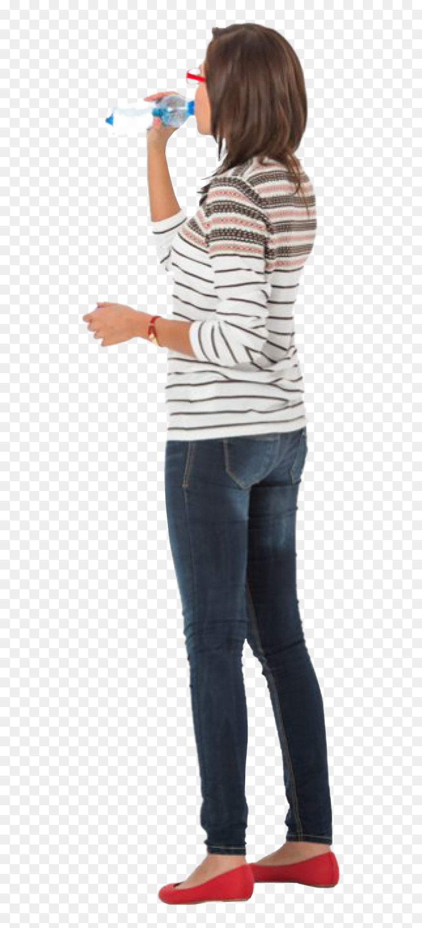 Transparent Drinking Png - Cut Out People Standing Png, Png Download - drinking png