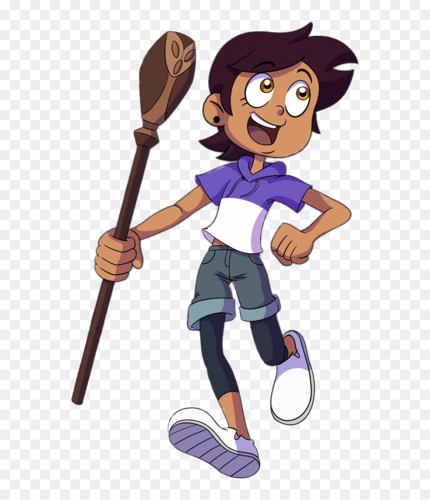 The Owl House Luz Holding Owl Stick - Luz The Owl House, HD Png Download - luz png