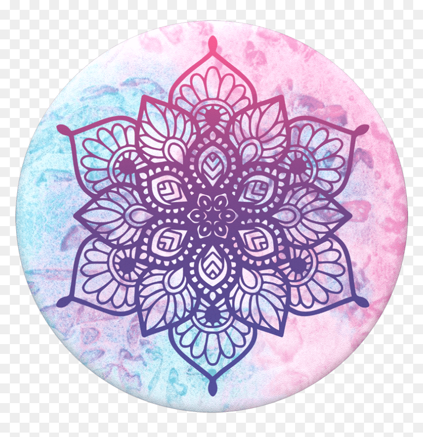 Rainbow Nirvana, Popsockets - Mandala Popsocket, HD Png Download - rainbow circle png