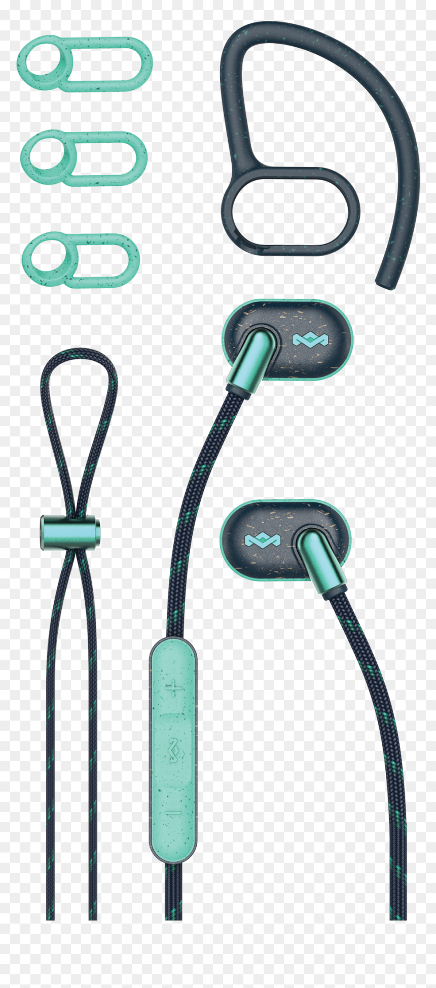 Audífonos Marley Bluetooth, HD Png Download - earbuds png