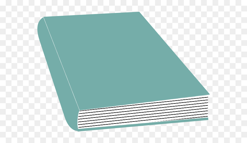 Blue Closed Book Vector Graphics - Closed Book Cartoon Png, Transparent Png - book vector png