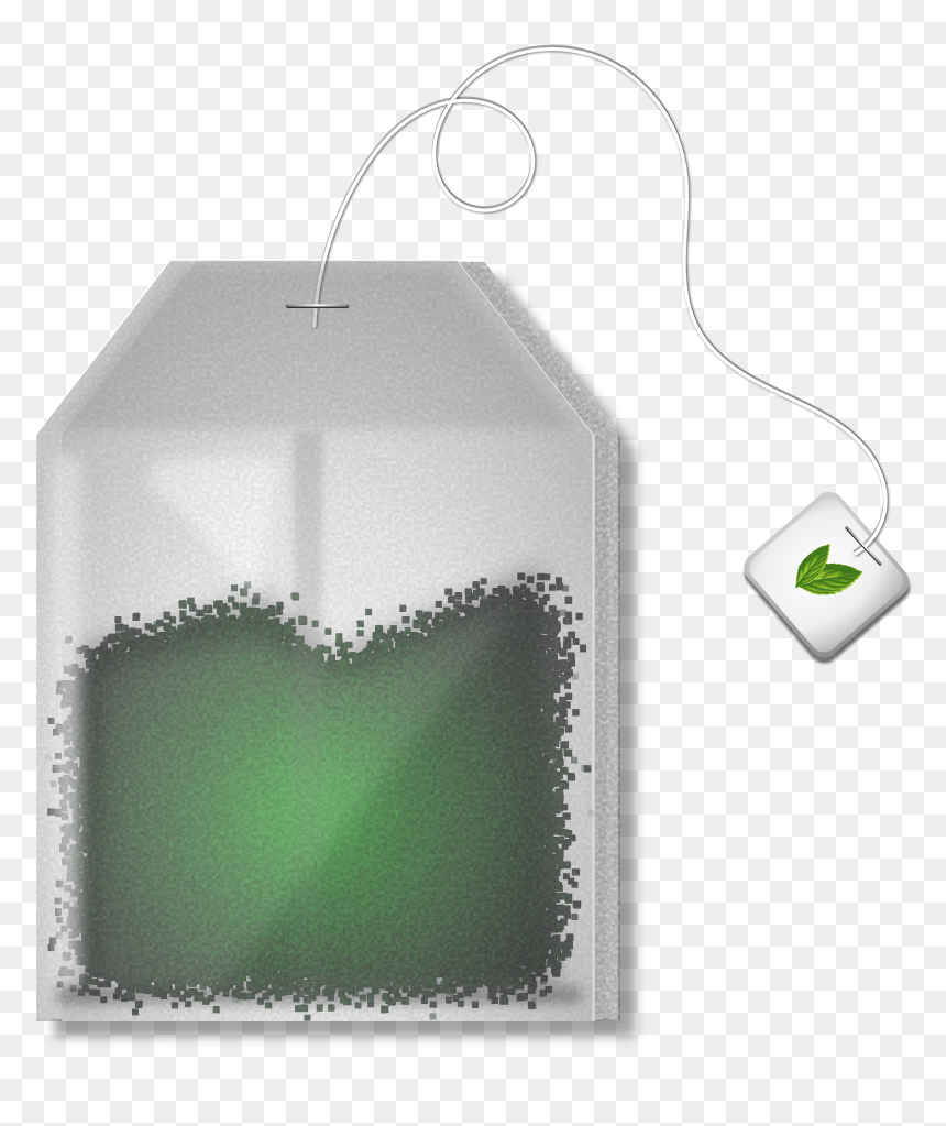 This Free Icons Png Design Of Mint Tea Bag , Png Download - Green Tea Bag Png, Transparent Png - tea bag png