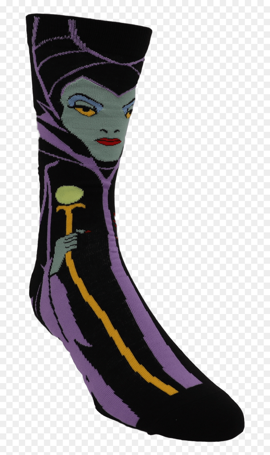 Disney Villain Maleficent 360 Socks - Disney Villains Socks, HD Png Download - villain png
