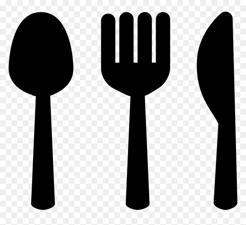 And Knive Silhouettes Restaurant - Spoon Symbols, HD Png Download - fork and spoon png