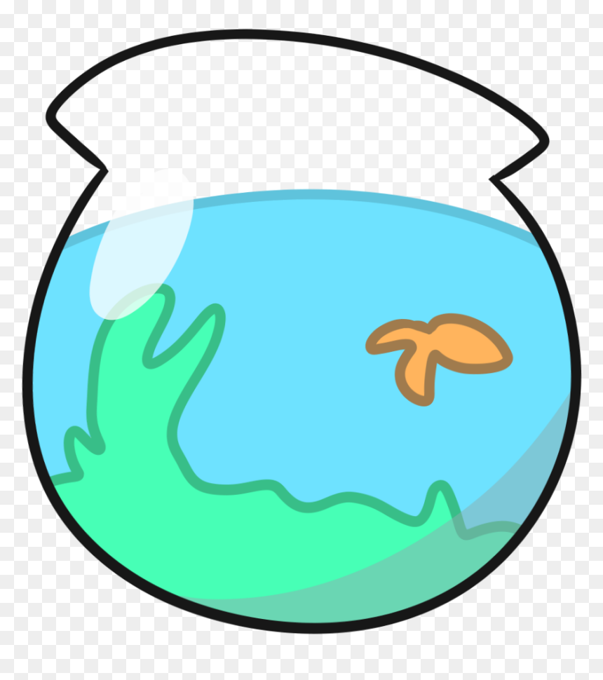 Fishbowl Clipart Transparent - Fishbowl Bfdi, HD Png Download - fishbowl png
