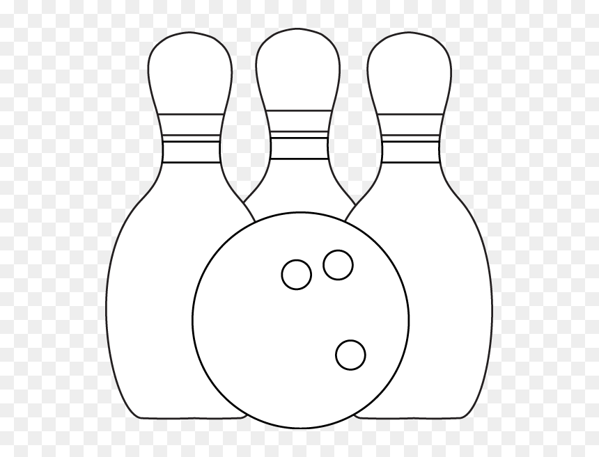Bowling Clip Art - Ten-pin Bowling, HD Png Download - bowling clipart png