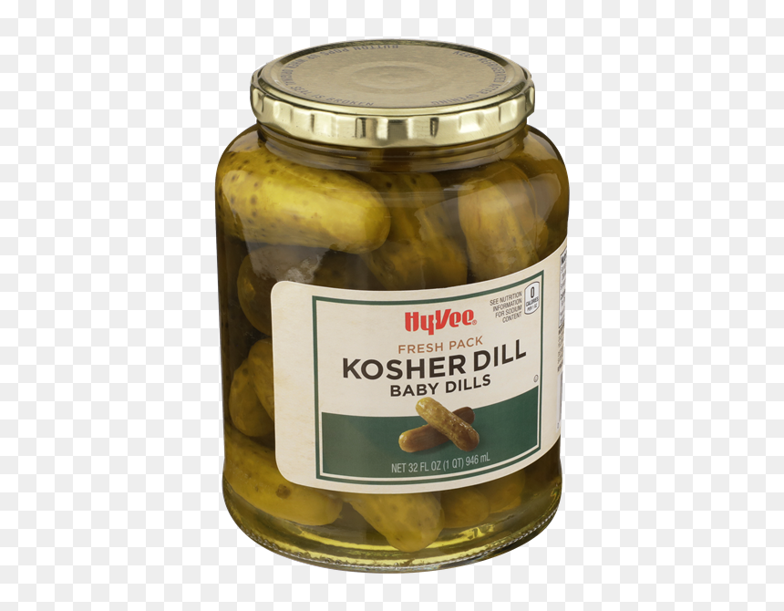 Kosher Dill Pickles Hyvee 30 Oz, HD Png Download - pickles png